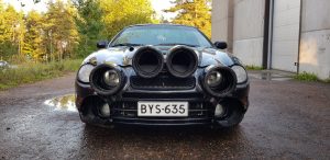 Carbon fiber TTE rally light pods for Toyota Celica ST205.