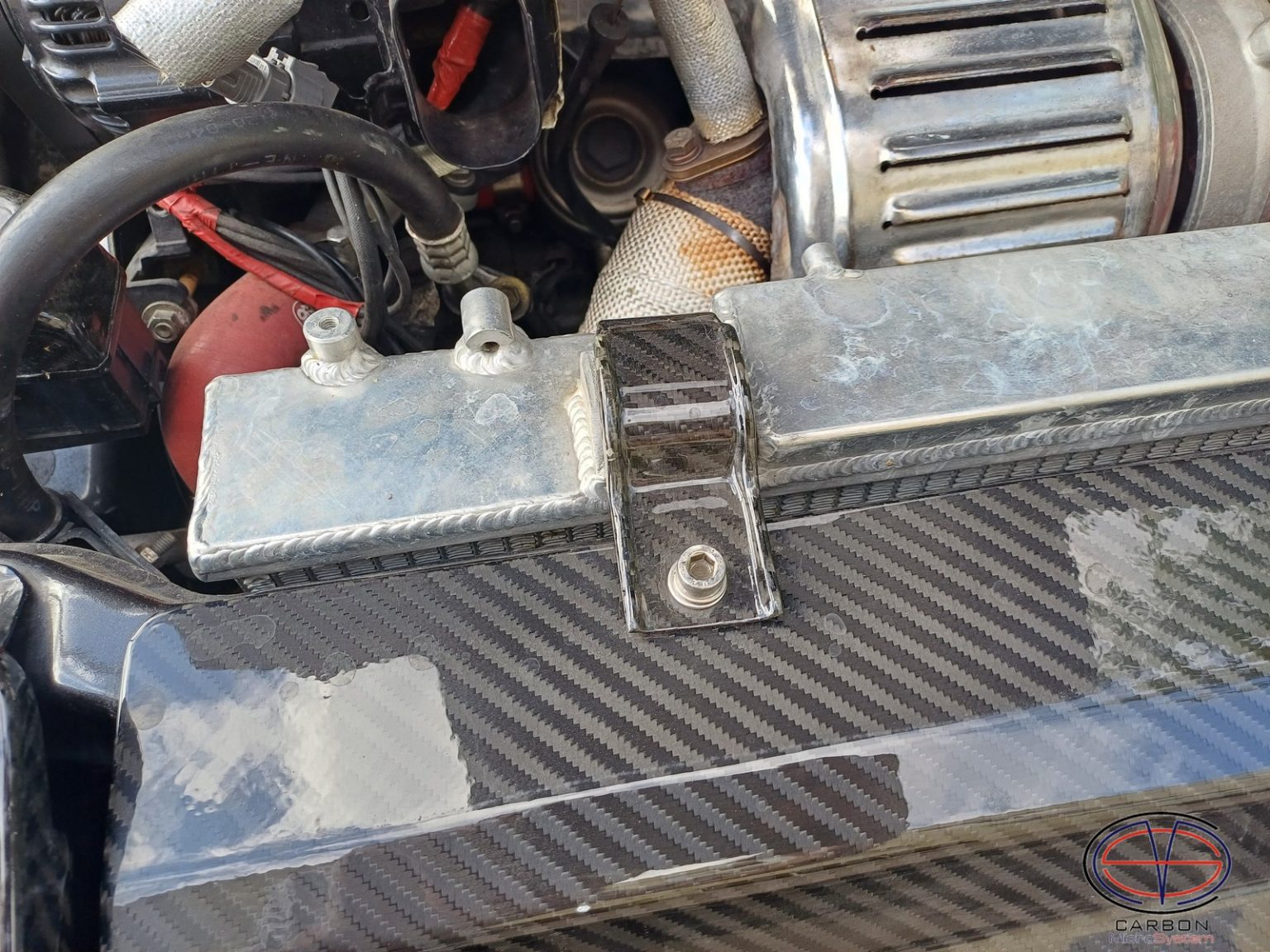 radiator bracket covers for Celica st18