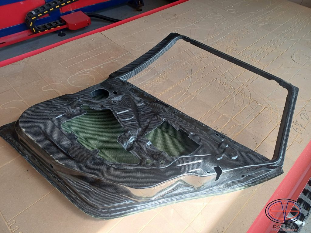 carbon fiber rear doors for BMW E46 Touring