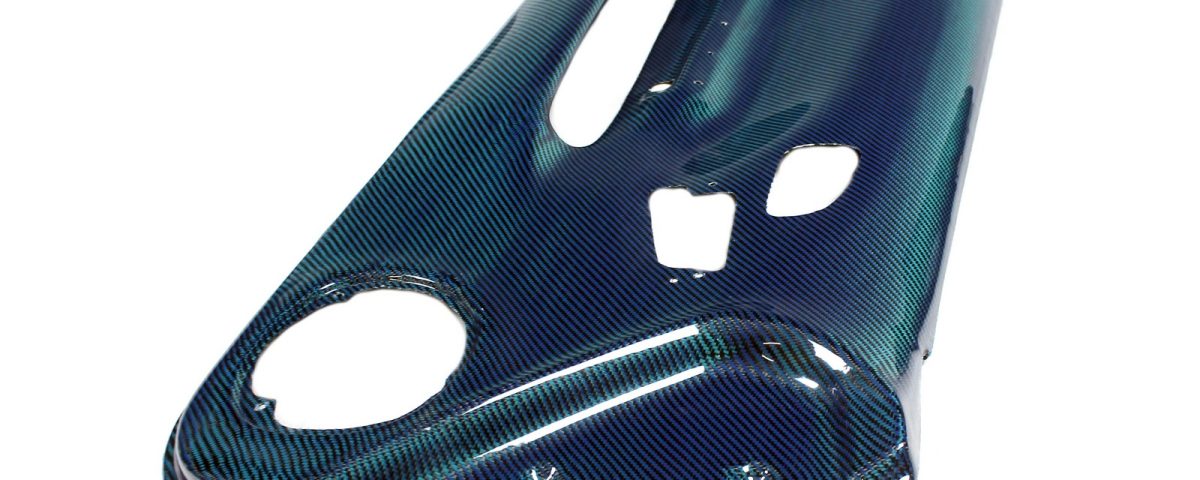 blue carbon fiber door panels for Toyota Levin AE101
