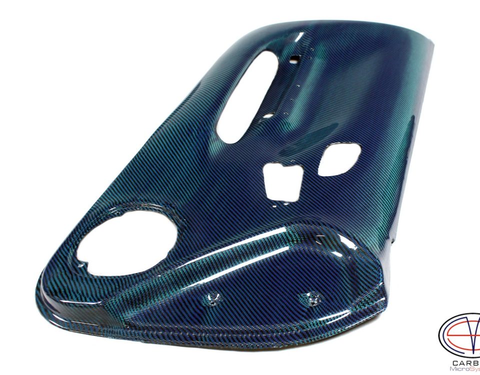 blue carbon fiber door panels for Toyota Levin AE101