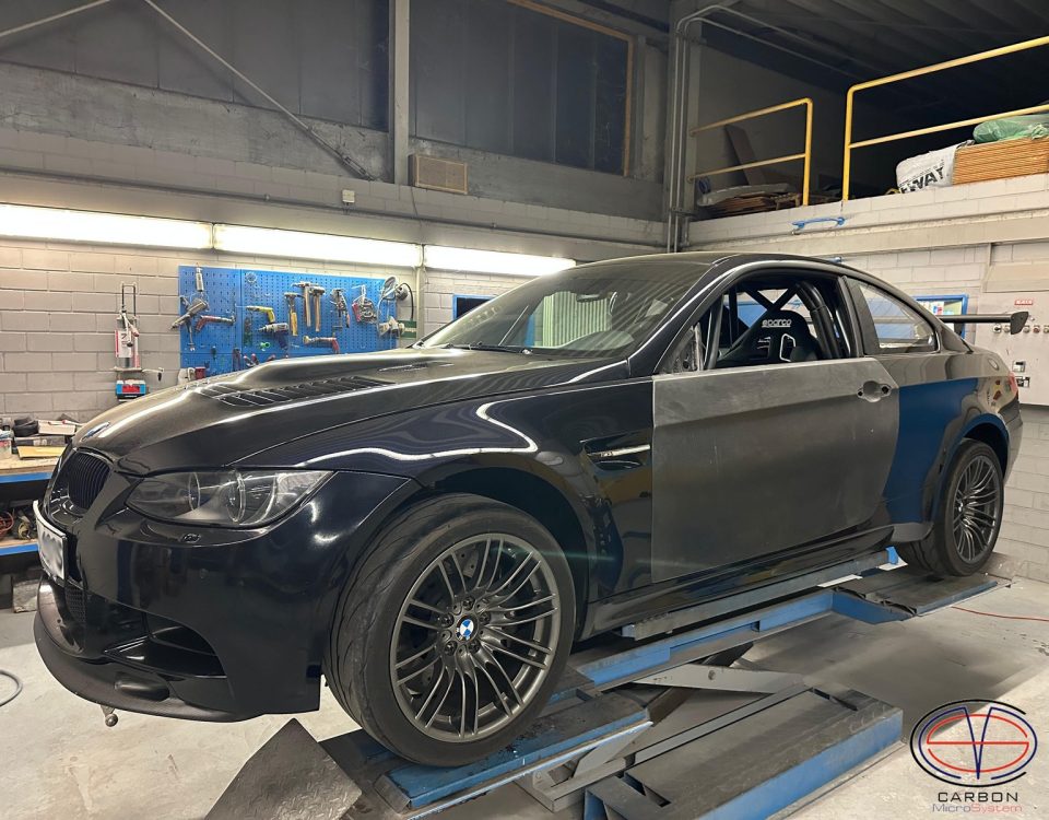 BMW e92 with carbon doors