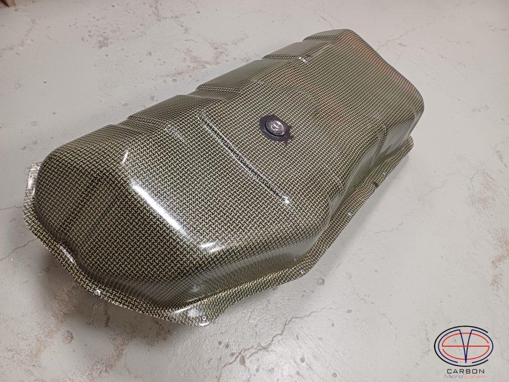 Carbon fuel tank for Celica