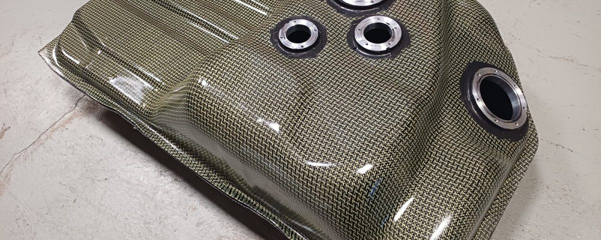 Toyota Supra A70 carbon gas tank