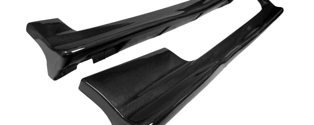 TRD side skirts from Carbon fiber