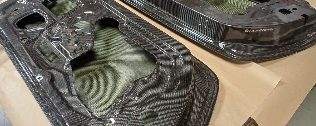 Carbon fiber doors for BMW E92
