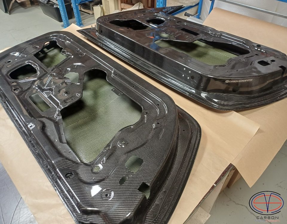 Carbon fiber doors for BMW E92