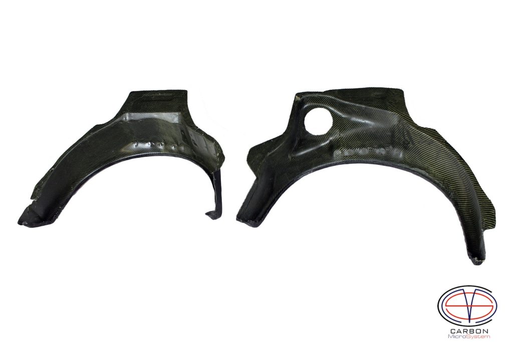 Rear Inner fender liner Carbon-Kevlar