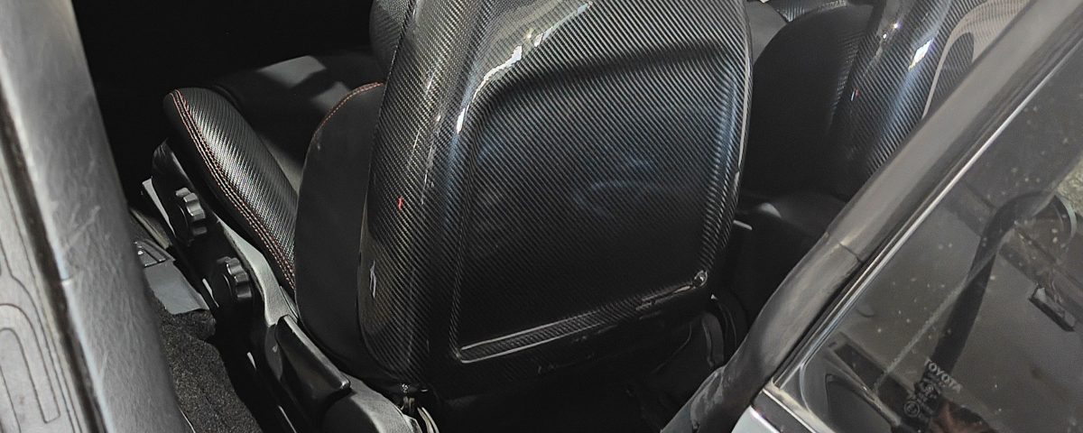 Front seat back covers from Carbon